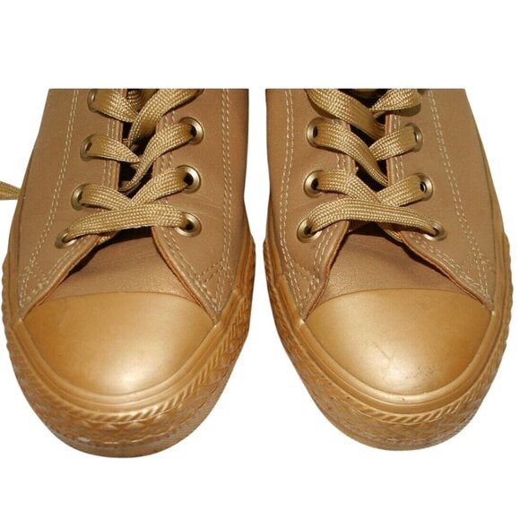 Converse Chuck Taylor Hi Laser Baroque Gold Men's Size 8 Unique Limited Edition - Picture 6 of 11